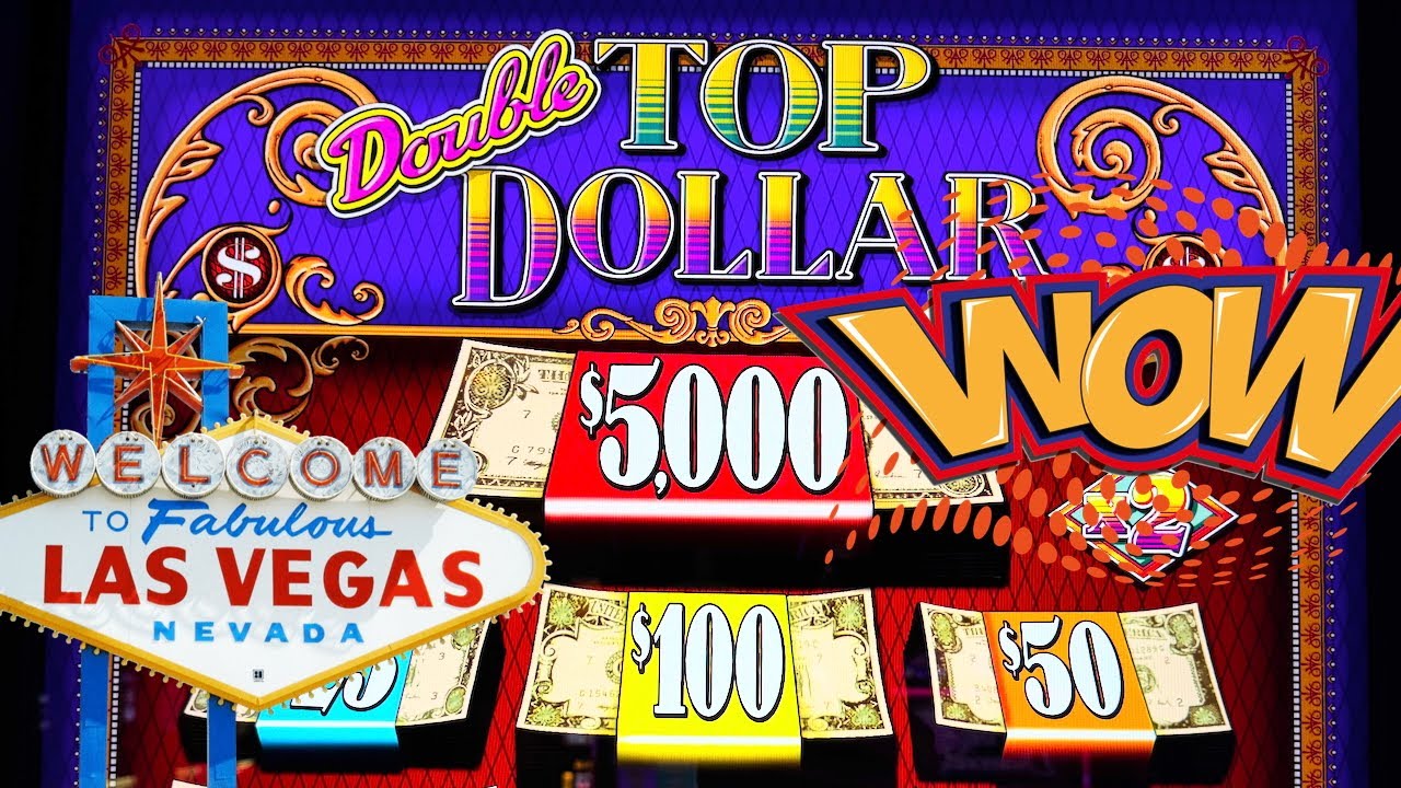 Las Vegas - Casino - Double TOP DOLLAR - WIN WIN WINNER
