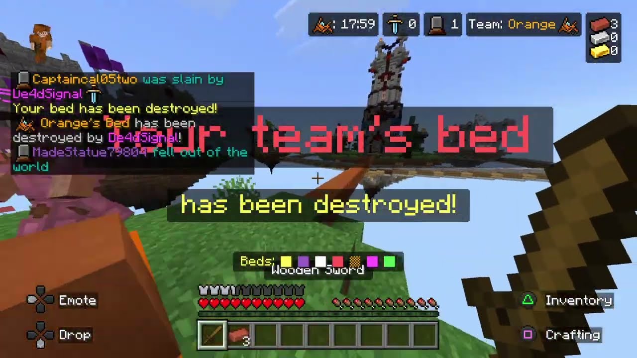 Minecraft bedwars