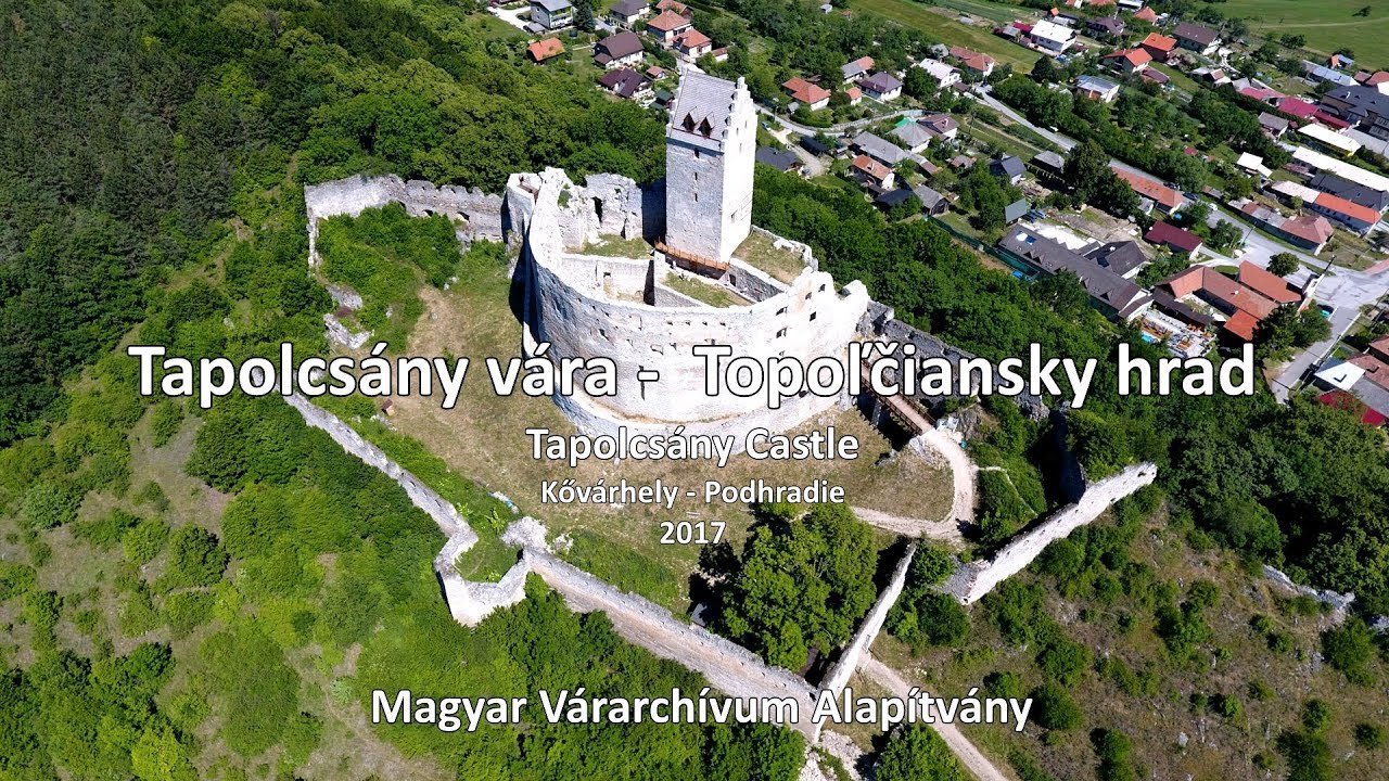 Tapolcsány vára - Topoľčiansky hrad - Várak és erődített helyek a Kárpát-medencében