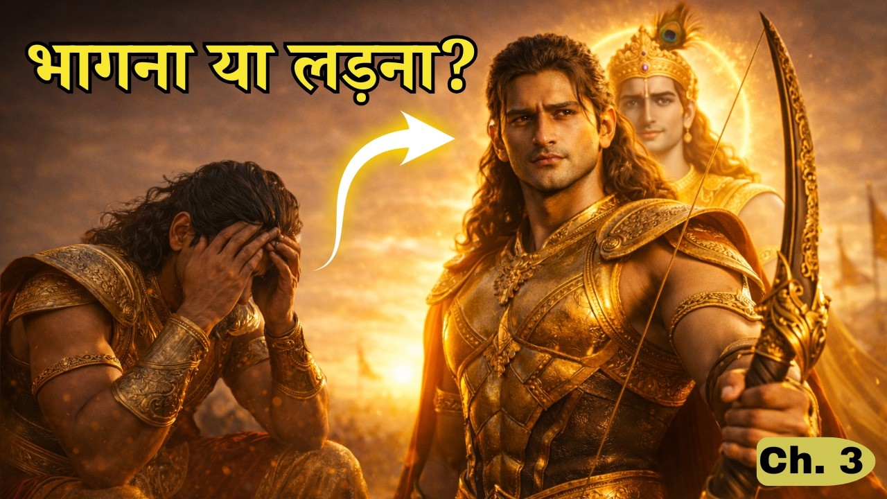 भागना या लड़ना? | गीता अध्याय 3 | कर्म योग का सबसे बड़ा सच