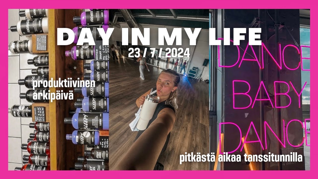 MYDAY | produktiivinen päivä & pitkästä aikaa tanssitunnilla