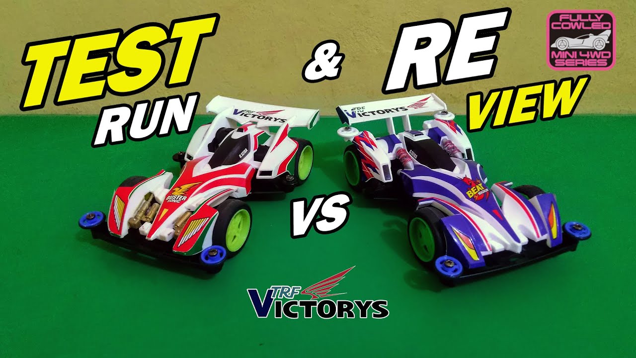 [ミニ四駆] BEAT MAGNUM VS BUSTER SONIC! TRF VICTORYS SERIES - Test Run & Review Mini 4WD (TAMIYA)