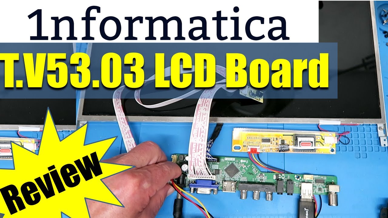 T V53 03 Universal LCD LED TV Controller Driver Board Review Test