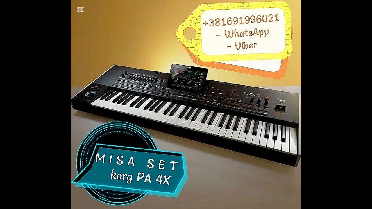 MISA SET - korg PA4X 