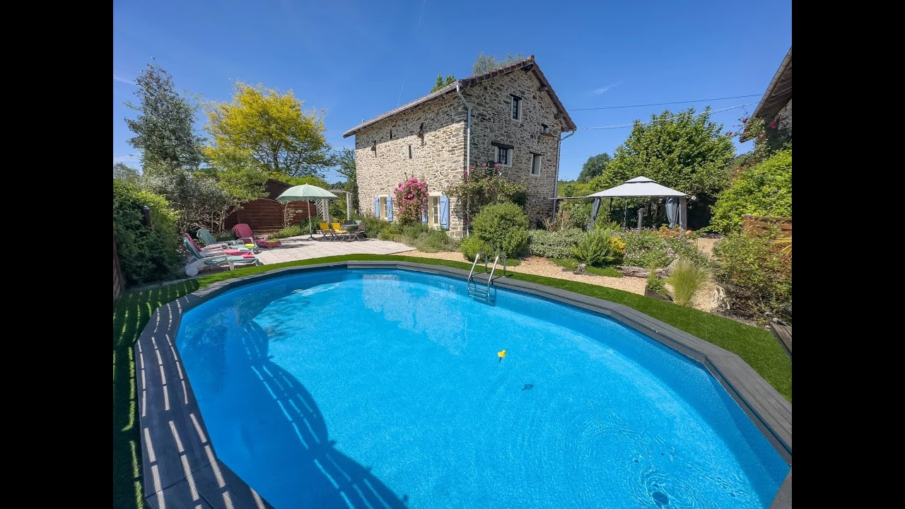 2 characterful houses with pool for sale in the Haute-Vienne, France - Ref. BVI75764