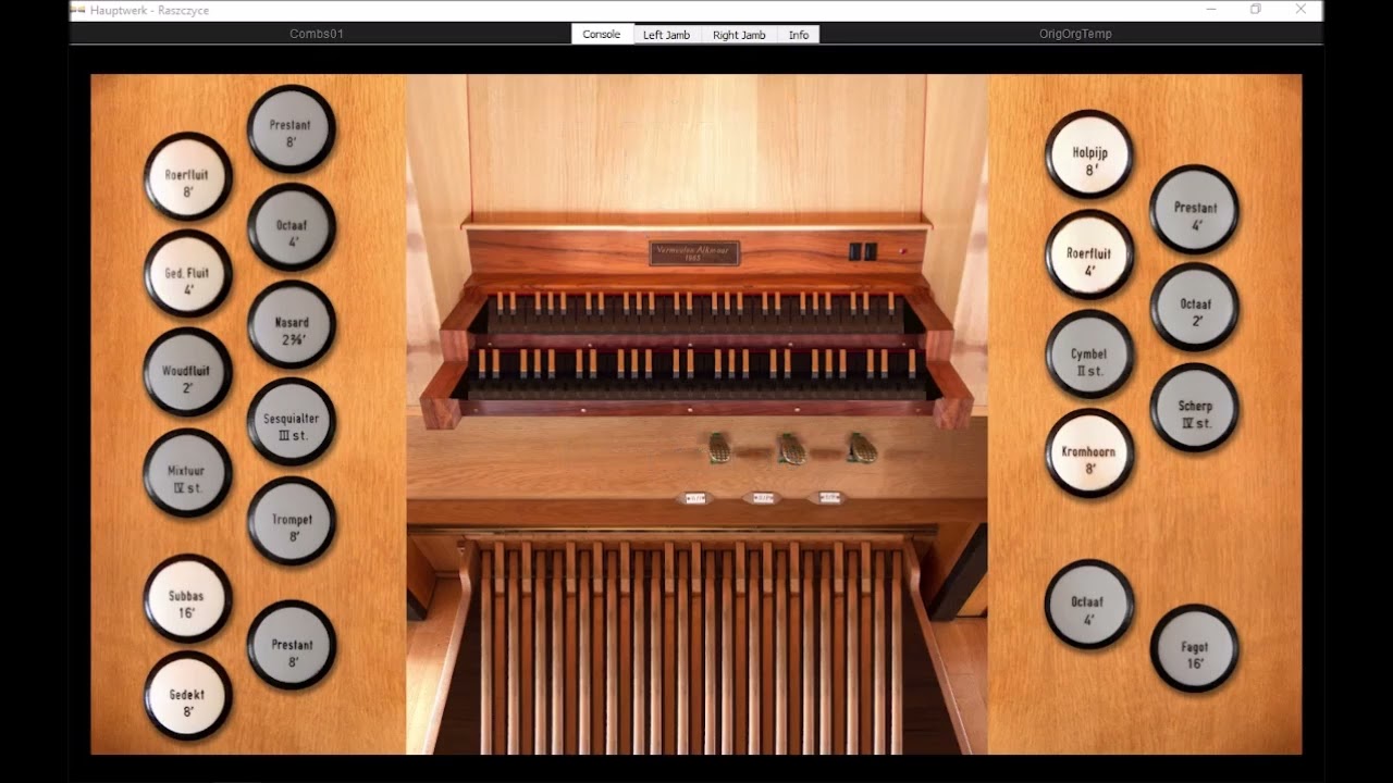 Dick Sanderman Ps 132 2 versies  VOGG 2000 (Sonarte organ hauptwerk Raszczyce)