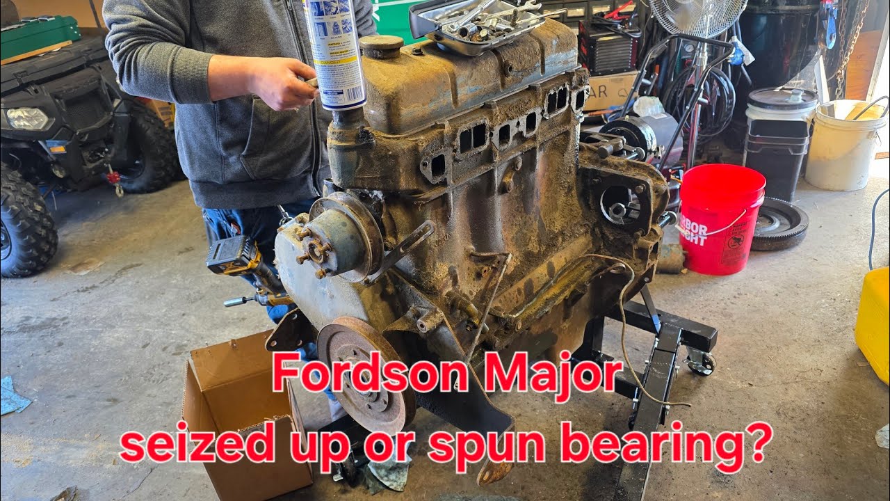 Fordson Major Engine tear down after loosing oil pressure