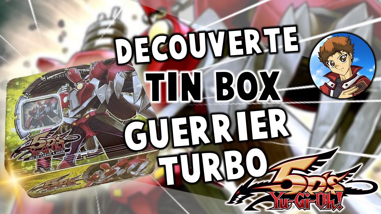 TIN BOX Yu-Gi-Oh! 5D's GUERRIER TURBO de 2008 (ULTRA RARE)
