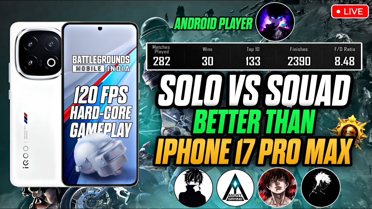 🔴IQOO 13 120 FPS CONQUEROR LOBBY GAMEPLAY | IQOO 13 INDIA FASTEST PHONE LIVE PERFORMANCE TEST