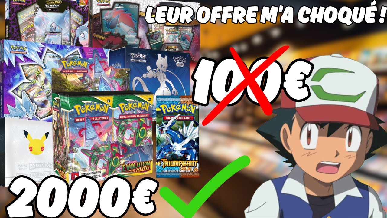 J’ai vendu mes cartes Pokémon scellées à une boutique : le prix m’a CHOQUÉ 💰
