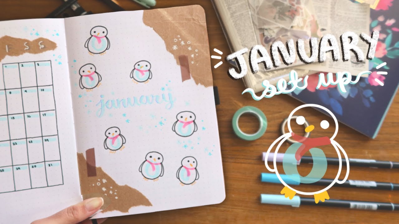 January Bullet Journal Set Up | Laurynn Ashley