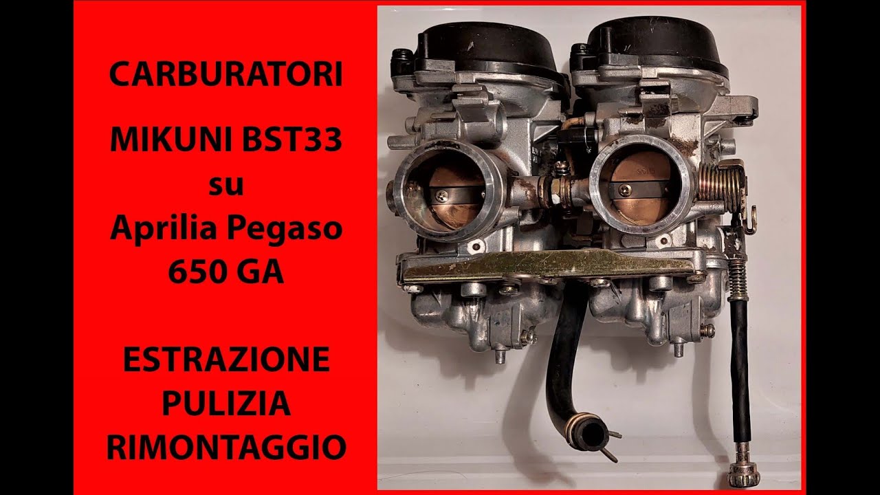 Estrazione Facile Carburatori Mikuni BST33 da aprilia Pegaso 650 GA