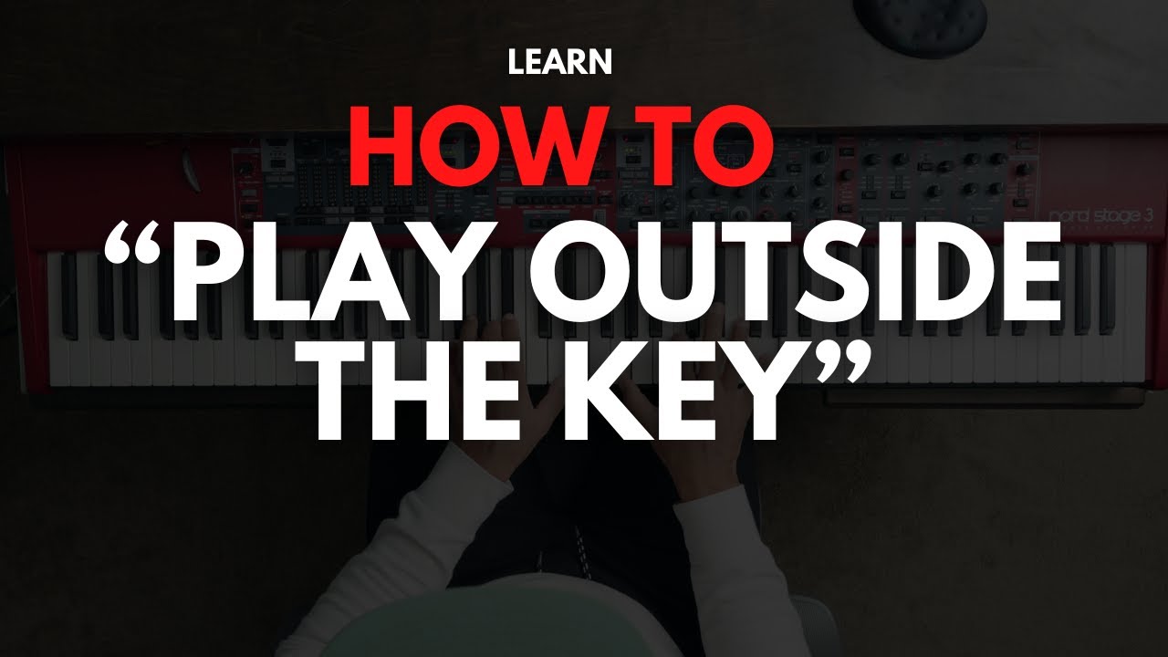 Piano harmony, How to play outside the key using Using The Relative Major