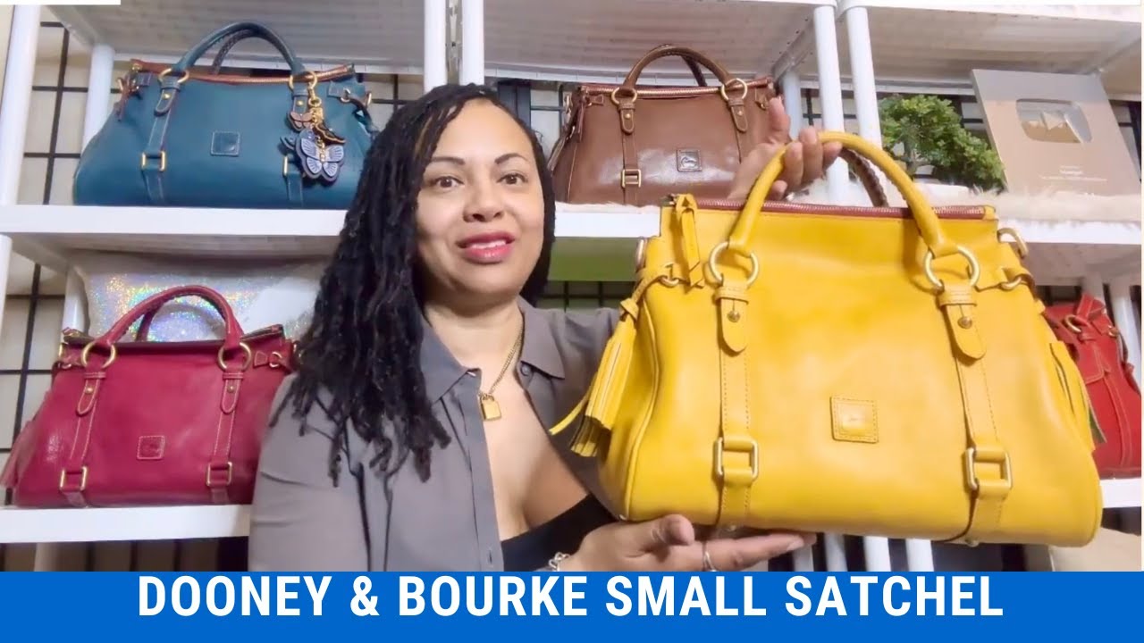 Маленькая флорентийская сумка-саквояж DOONEY & BOURKE с изображением подсолнуха #dooneyandbourke ...