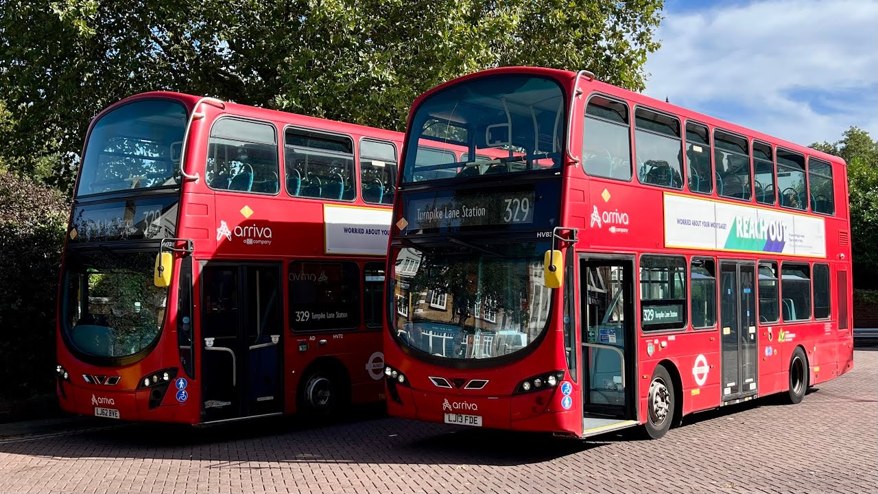 London Bus Route 329 - Wood Green to Enfield - Midnight Express