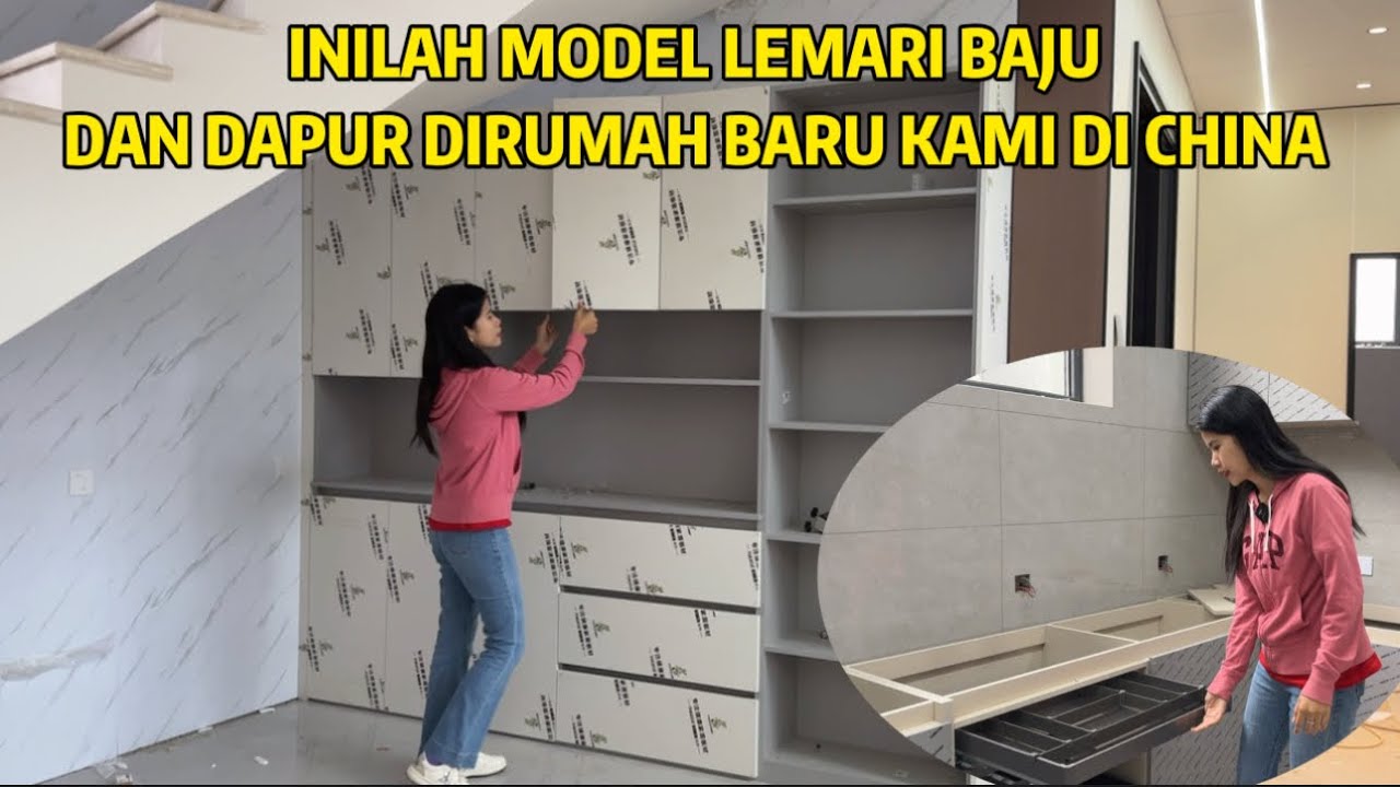 AKHIRNYA LEMARI DAPUR ,BAJU, SEPATU SUDAH JADI, HASILNYA BAGUS DAN SUKA SEKALI 