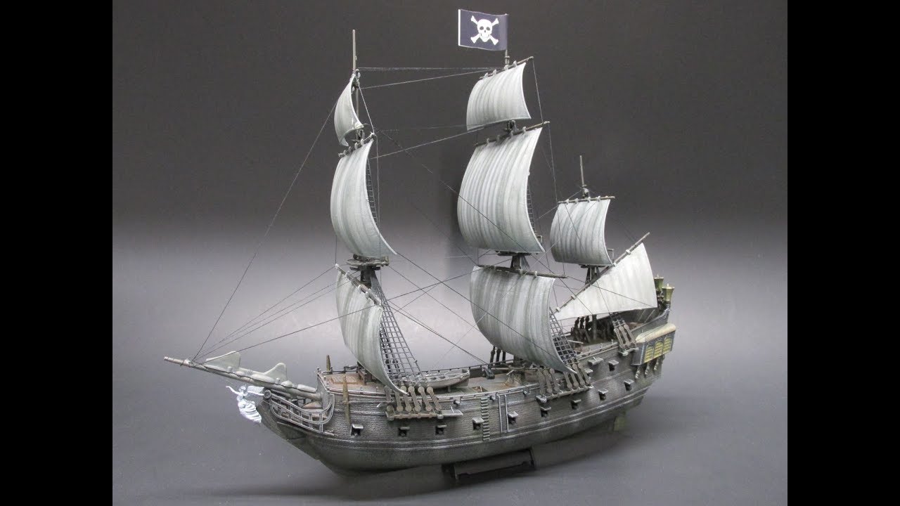 Revell Disney Pirates of the Caribbean Black Pearl 1/150 Scale Model Kit Review 05499
