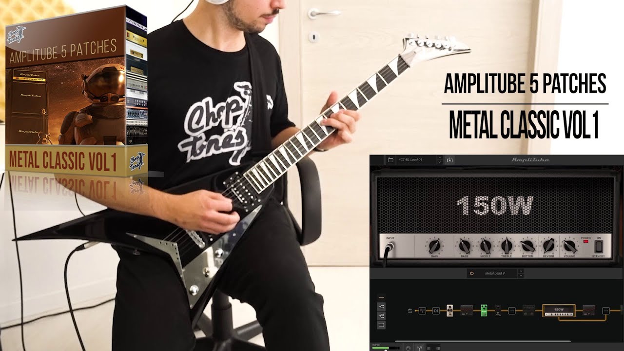 Metal Classic vol1 Amp Pack for IK Multimedia Amplitube 5 | Playthrough (8 High Quality Amp Match)