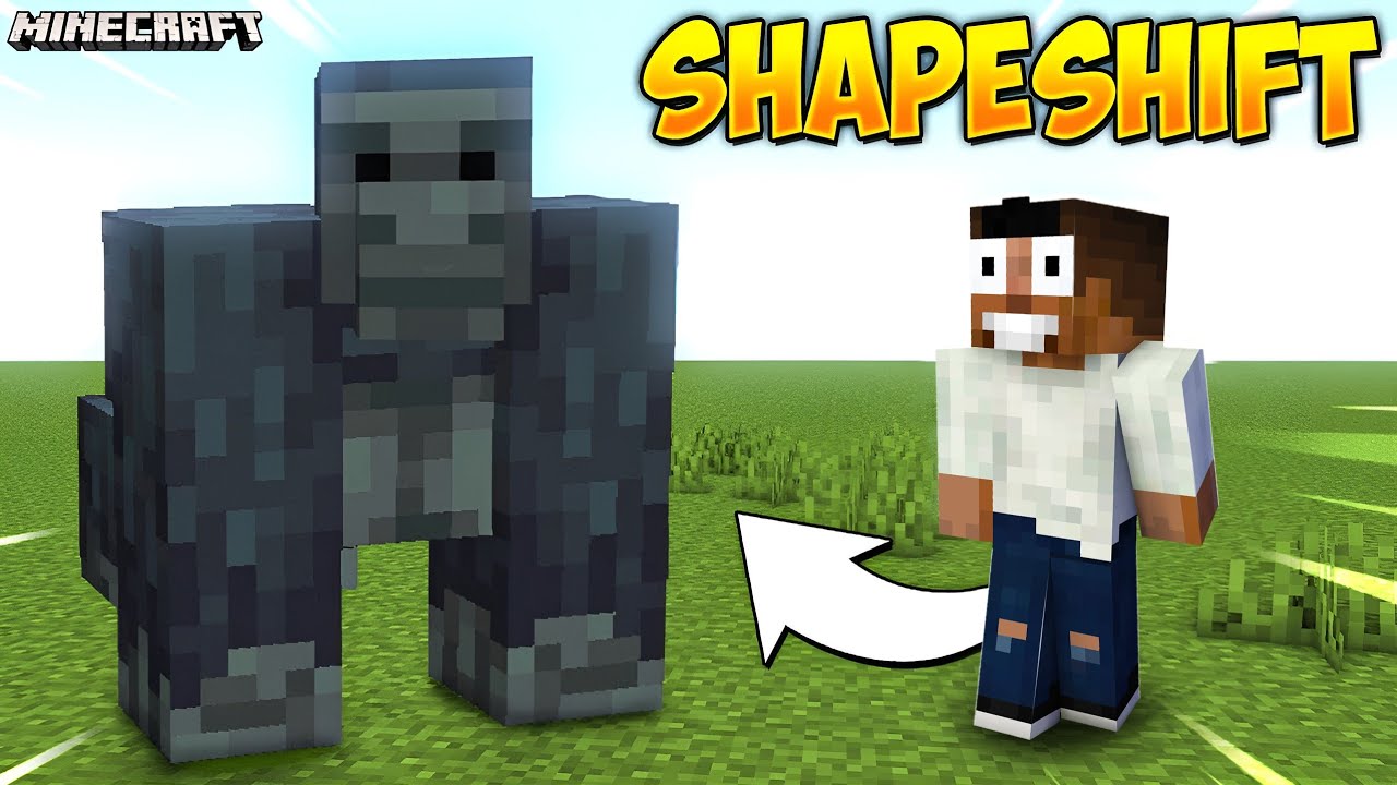 Minecraft, But You Shapeshift into Animals || Minecraft Mods || Minecraft gameplay