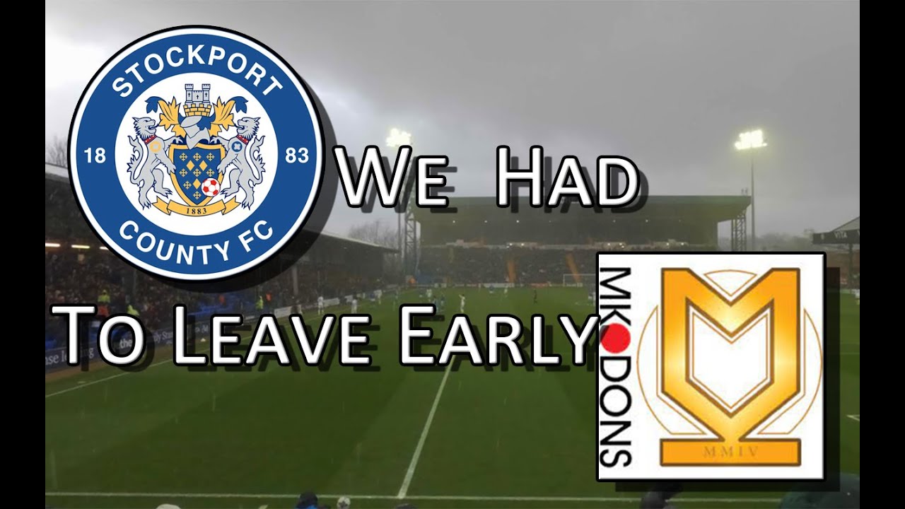 Stockport County Football Club Smash, MK Dons in amazing Title Chase