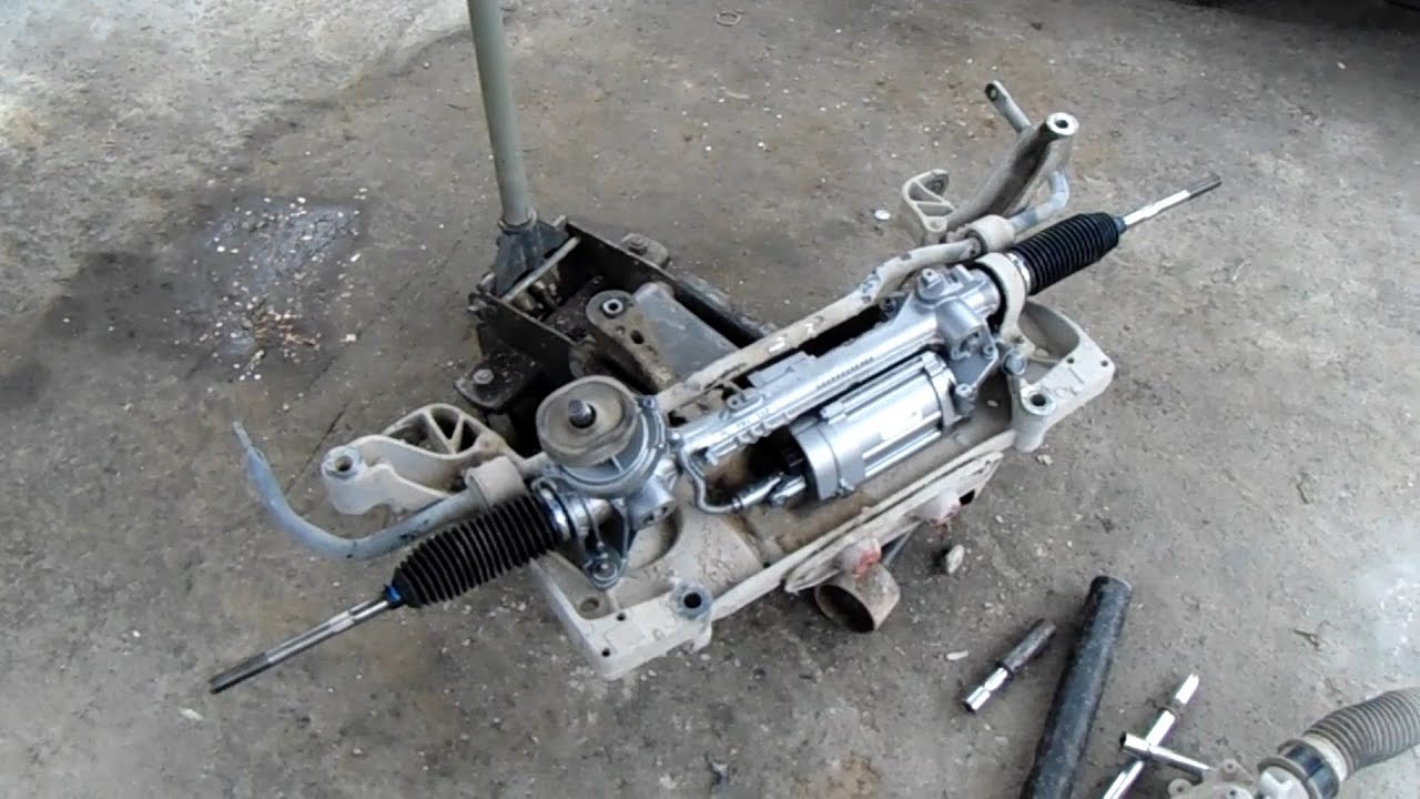 Como cambiar cremallera de dirección Volkswagen Jetta 5 cilindros.