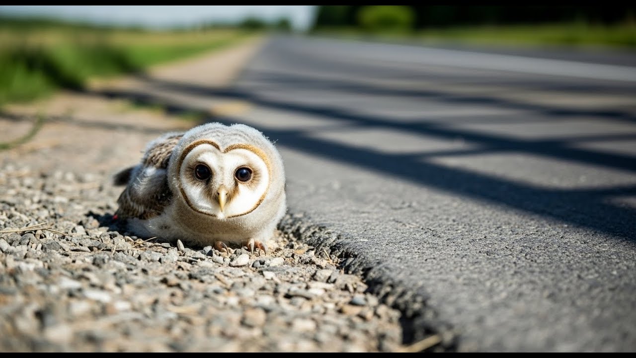 I Rescued an Injured Baby Owl on the Roadside, and Then... 😭❤️