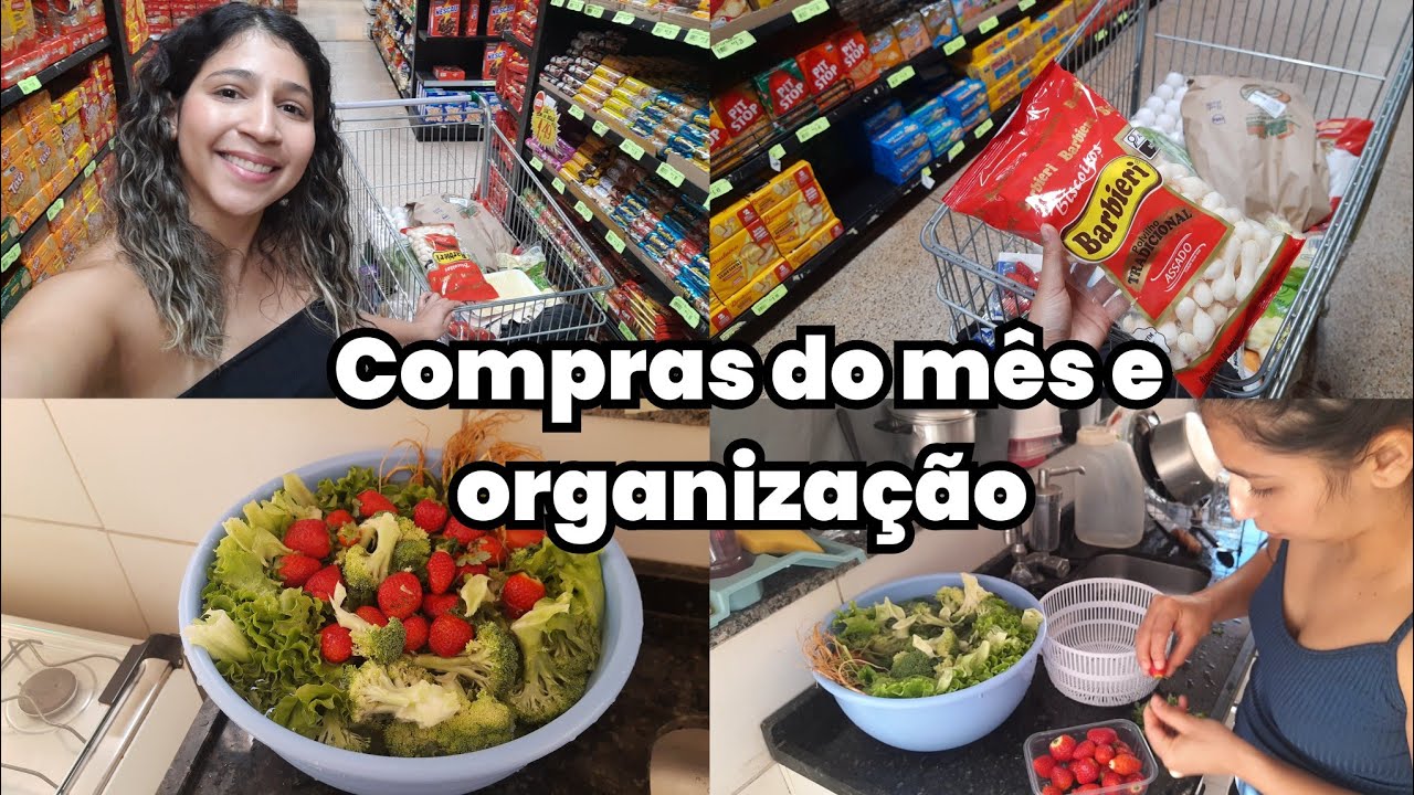 COMPRAS DO MÊS PARA UM CASAL👩‍❤️‍👨/ ORGANIZAÇÃO.