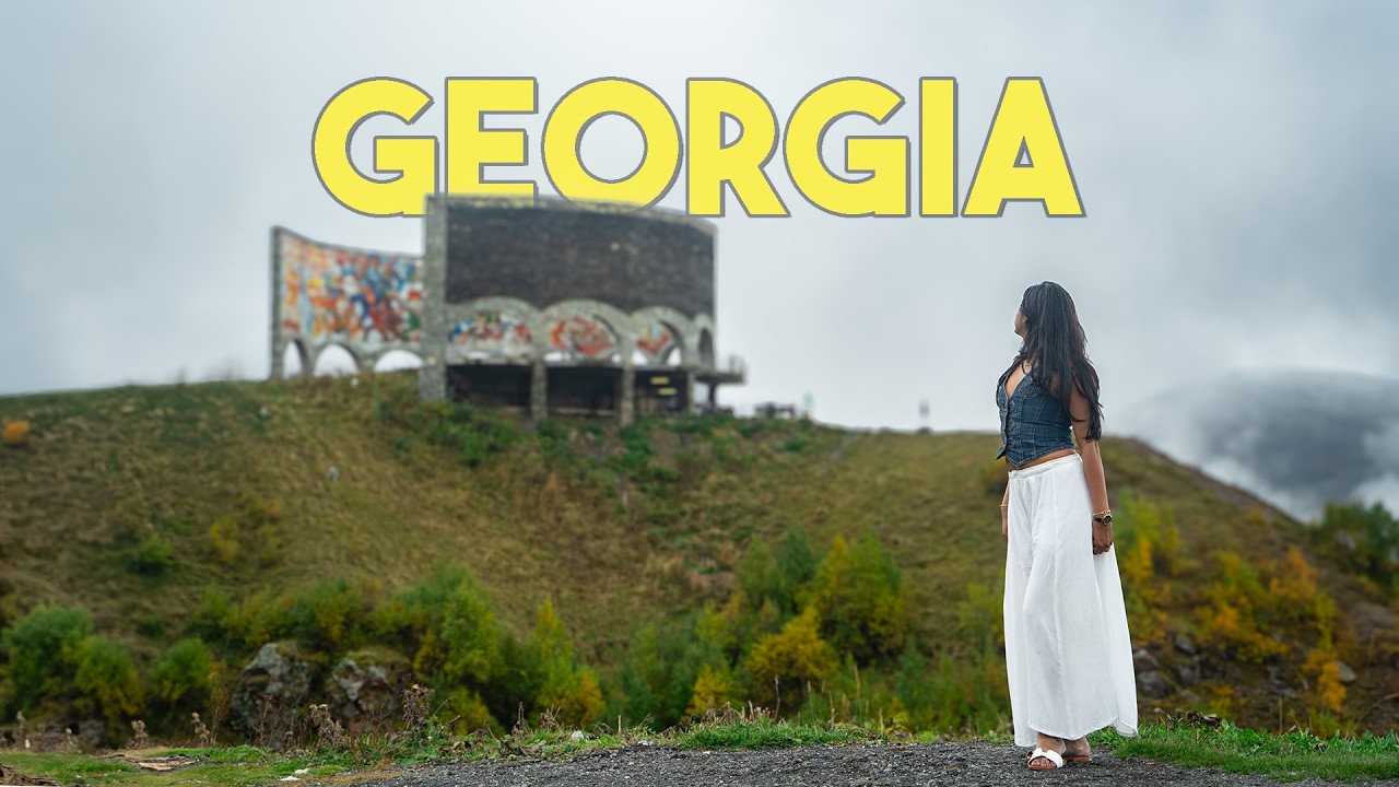 Georgia Day 2 Vlog - Kazbegi,Friendship Monument, Ananuri Fort - #georgia