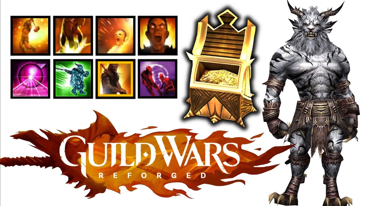 Rragar's Menagerie HM with heroes in 22:10 - Warrior PoV - Guild Wars Reforged