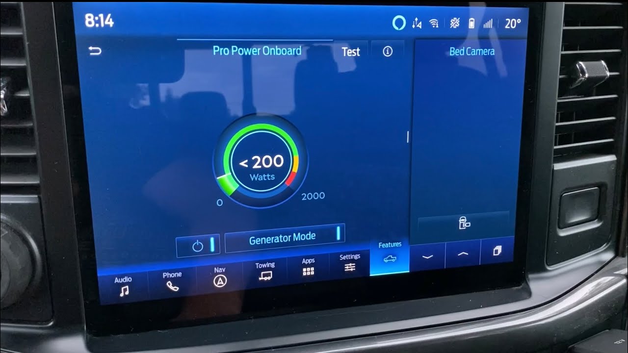 F150 2022 Pro power on board 2KW inverter system. Pt1