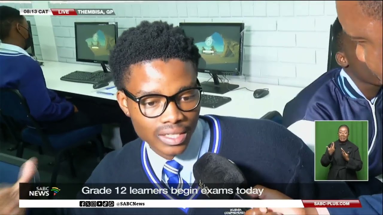 Matric 2025 | Репортер SABC News беседует с учащимися