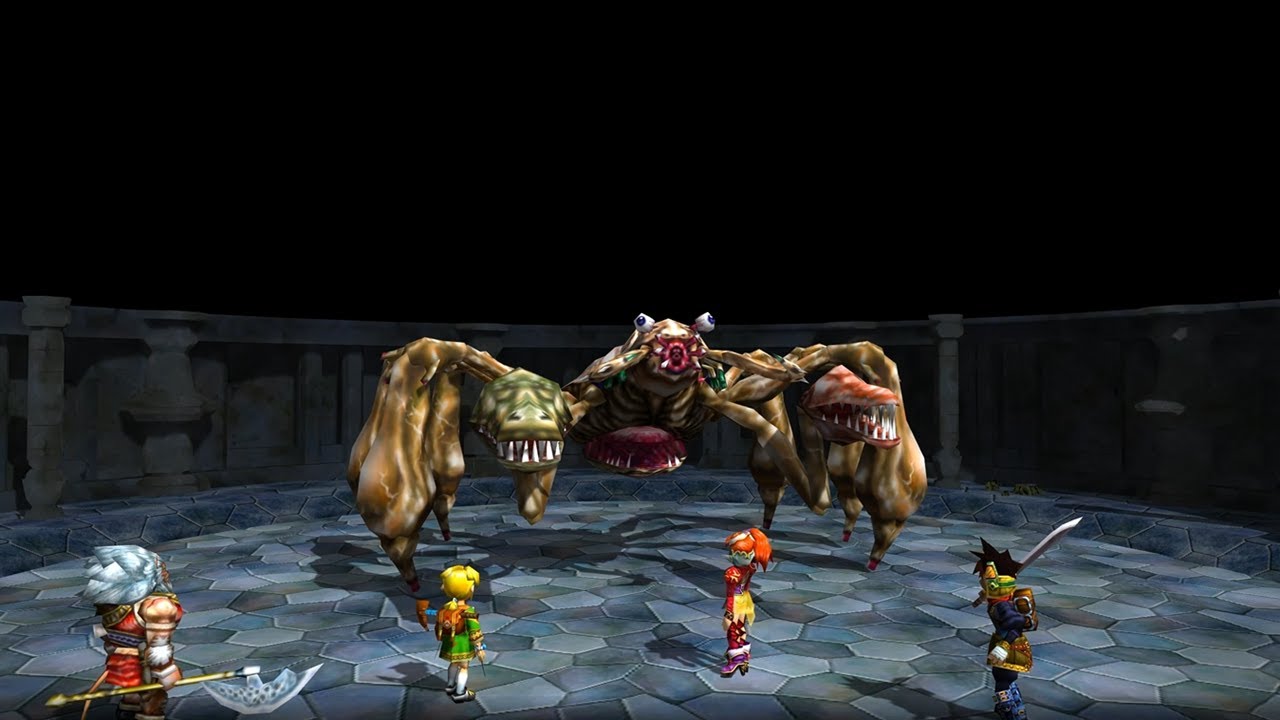 Valmar's Tongue Boss Fight (Hard) - Grandia 2 HD Remaster