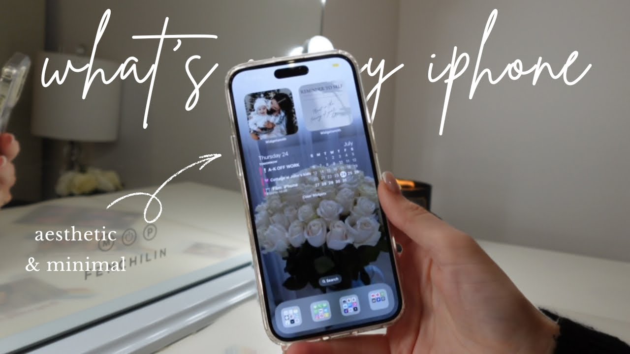 what’s on my iphone *relaxing, organized, minimal* | itsactuallyak
