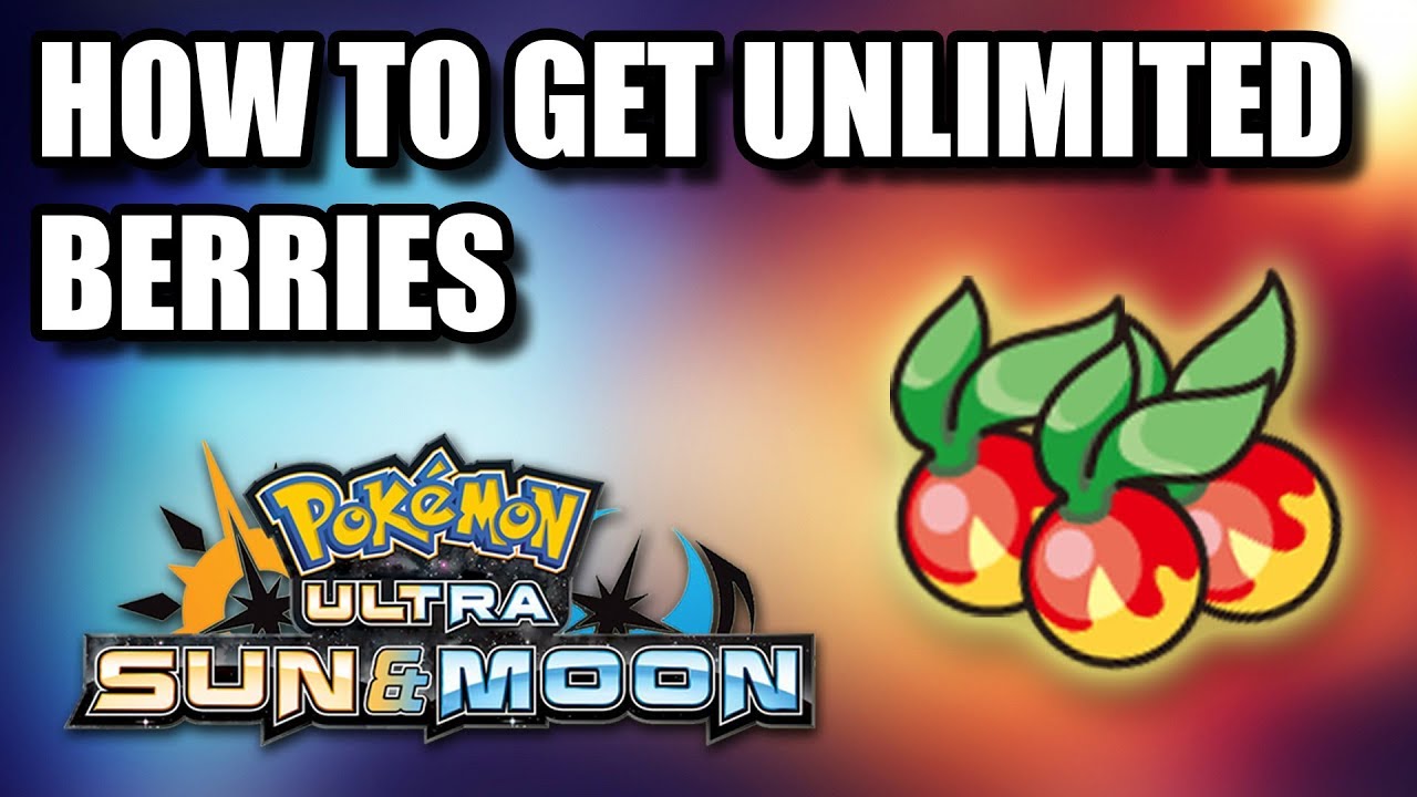 HOW TO GET UNLIMITED BERRIES IN POKEMON ULTRA SUN AND MOON