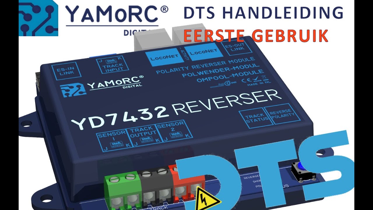 DTS Handleiding: Uitpakken en eerste gebruik van de YD7432 Reverser