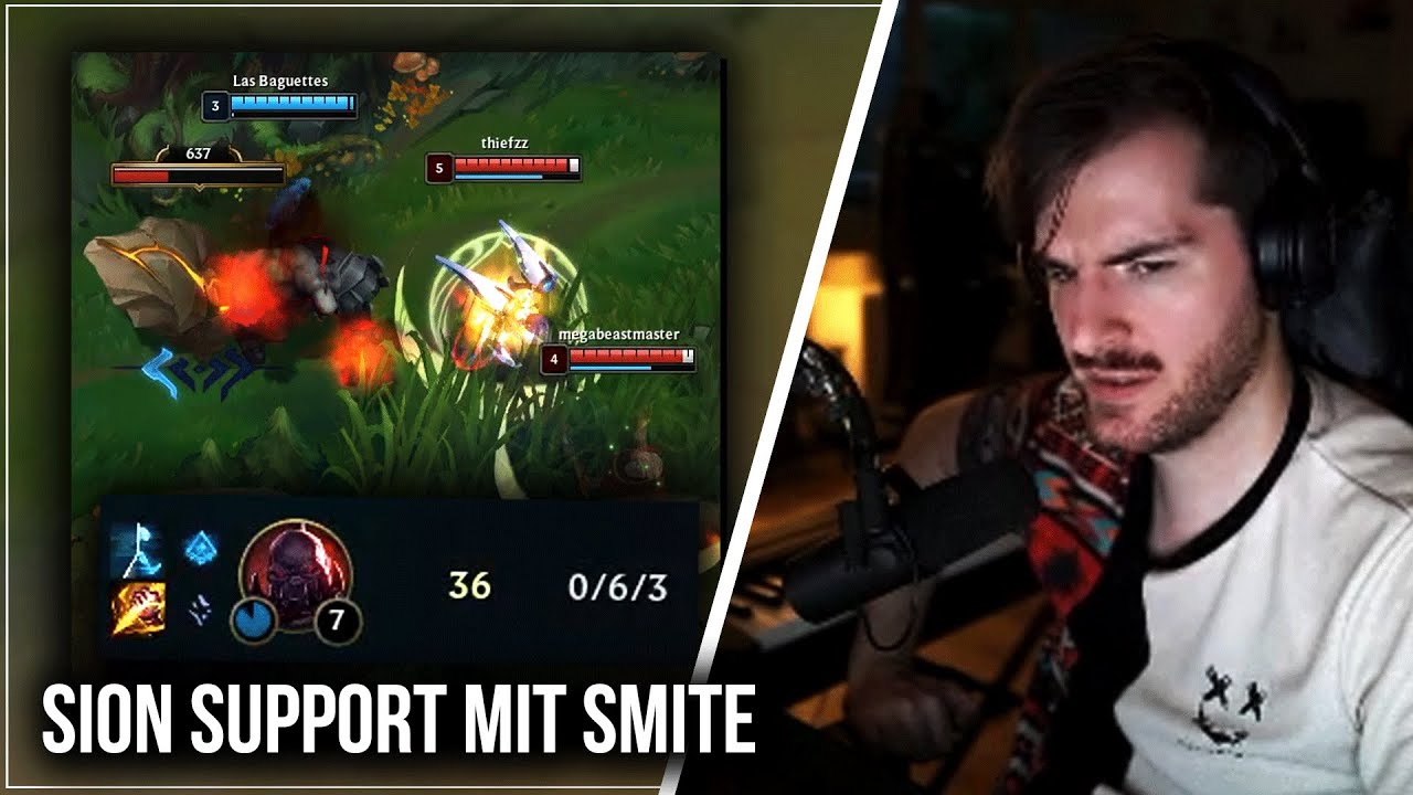 Sion Support mit Smite rennt KOMLETT RUNTER?! | Kutcher Stream Highlights