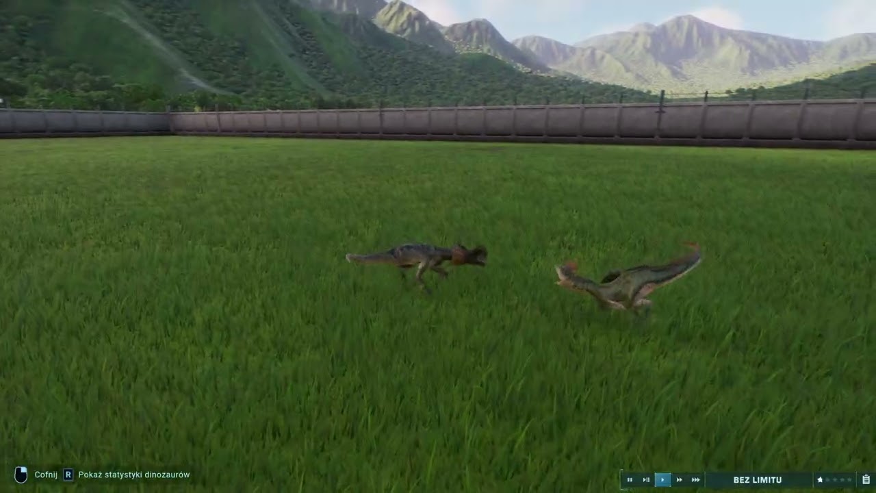 Dilofozaur vs deinonych