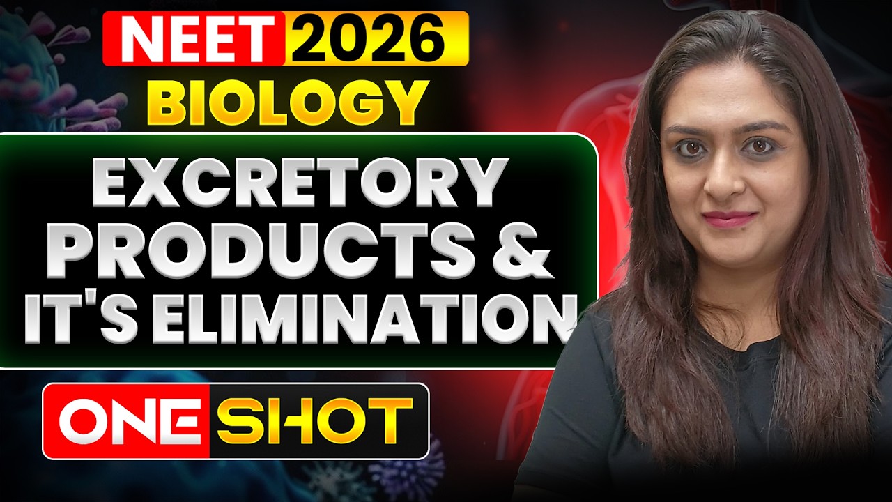 Excretory Products and its Elimination One Shot 🎯 | NEET 2026 Biology | Meetu Mam