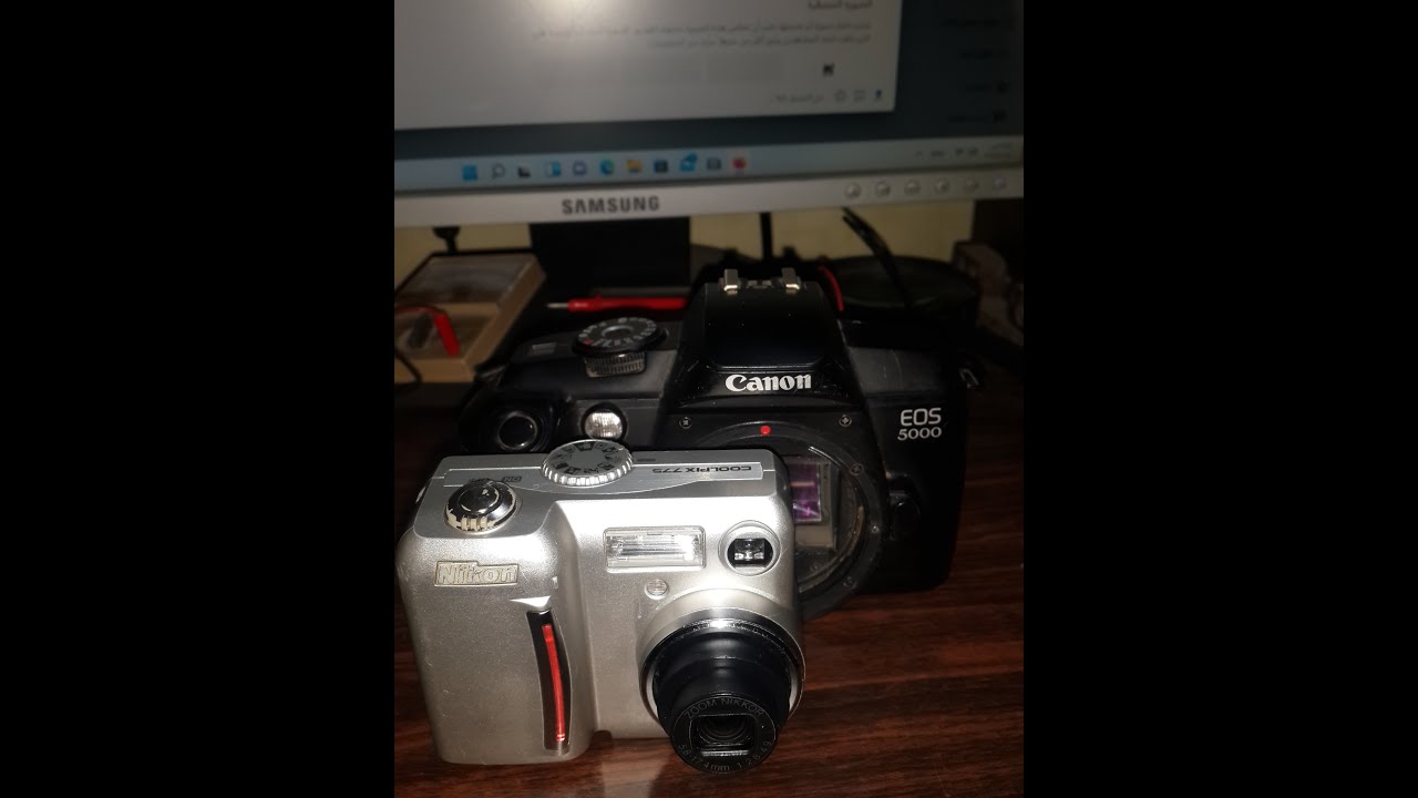 Nikon coolpix 775 &Canon Eos500 صيانة