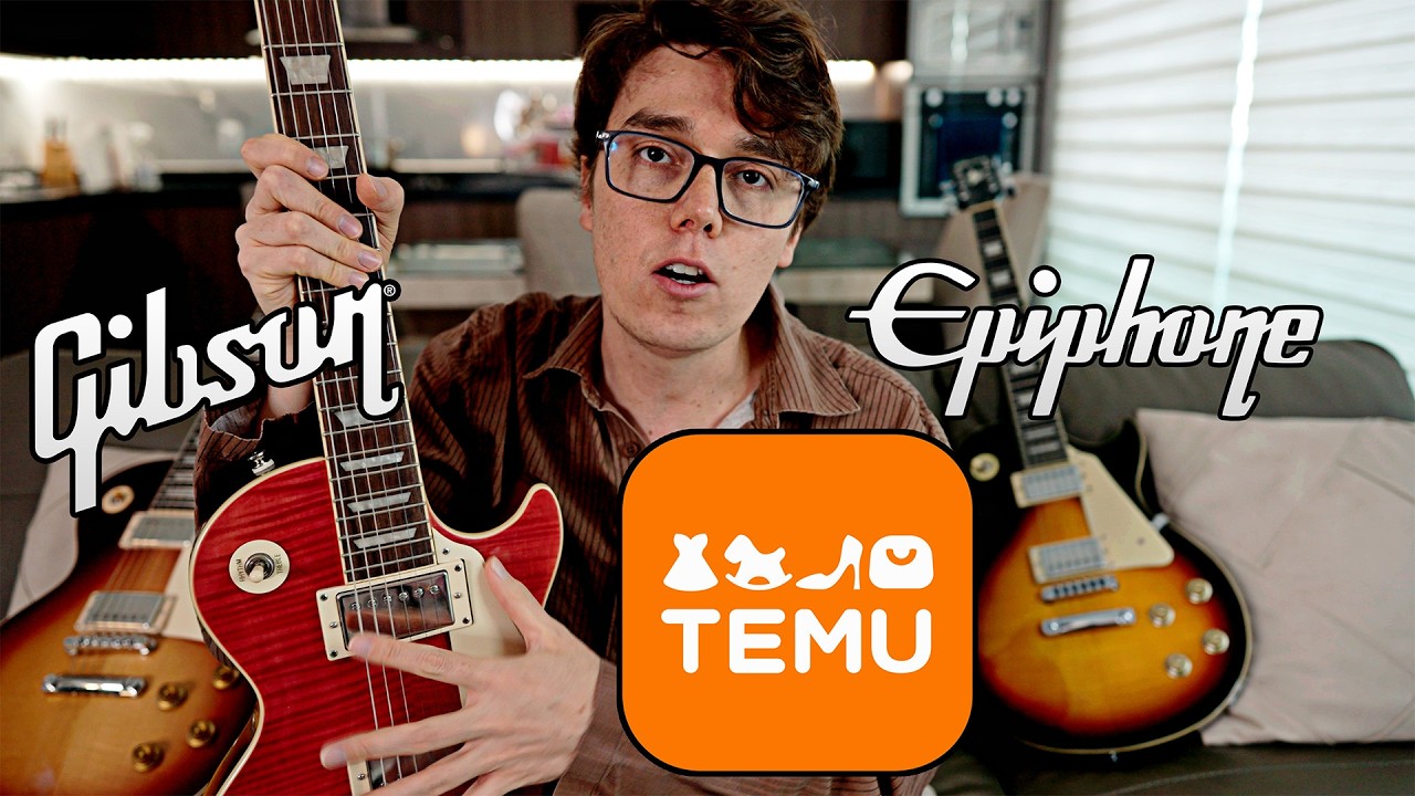¿TEMU HUMILLA A GIBSON? 😱 La Comparación de Guitarras que NADIE Esperaba