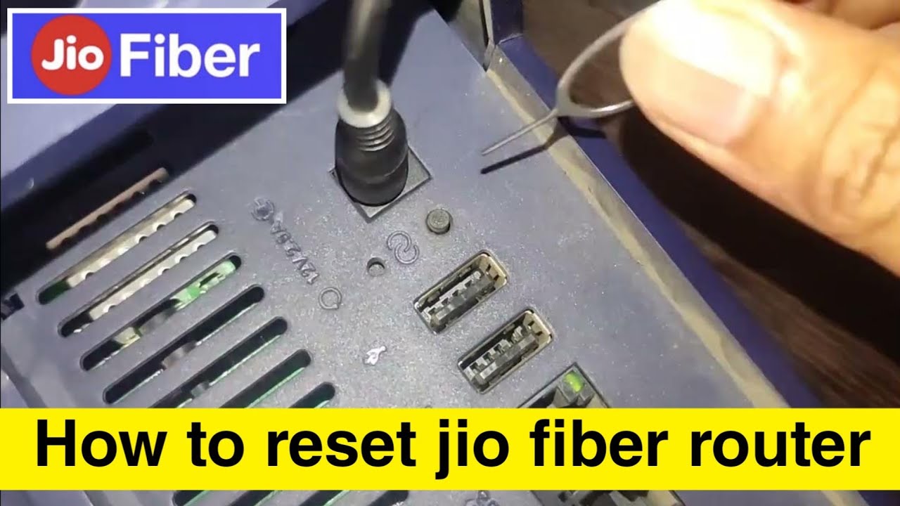How to reset jio fiber router | How to solve network problem in jio fiber | Jio fiber no internet