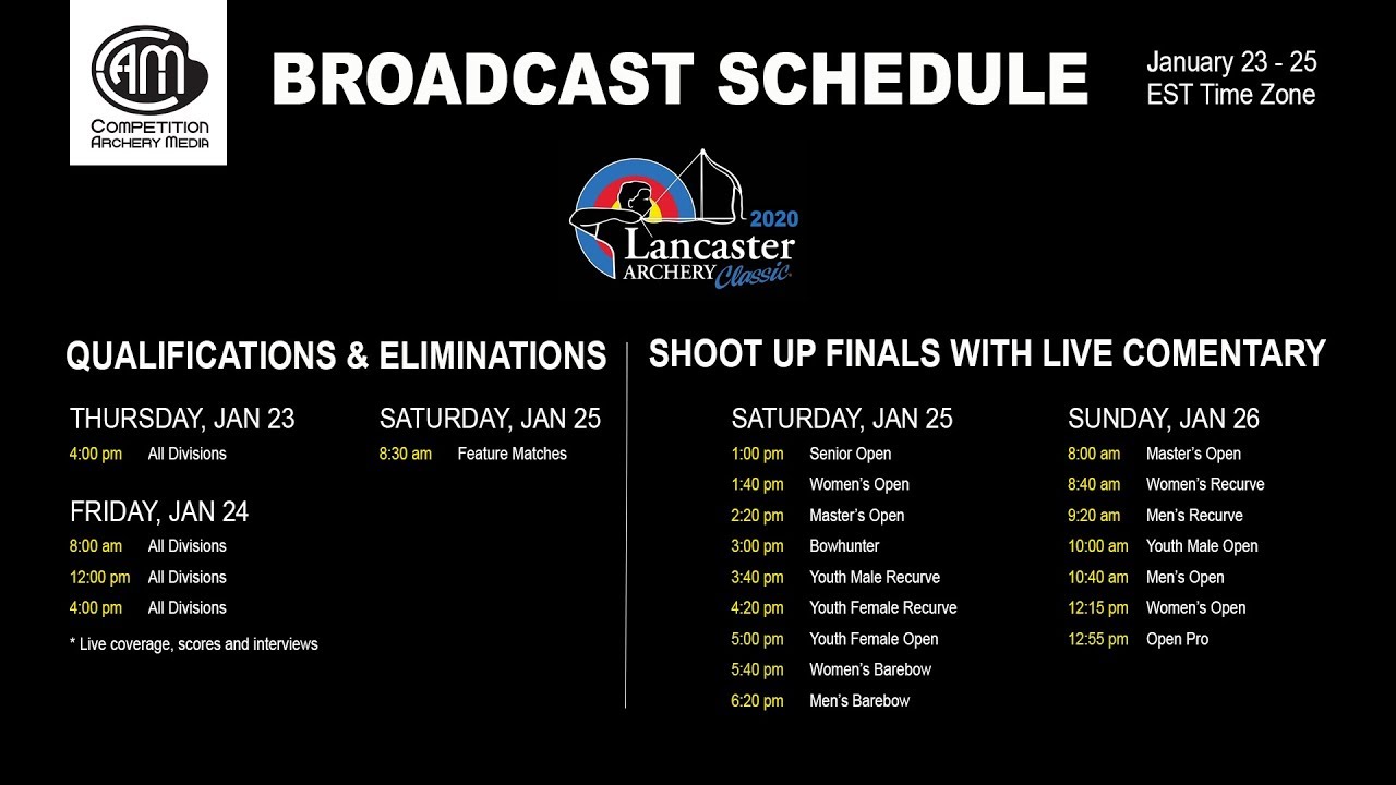 2020 Lancaster Archery Classic | Sunday Finals