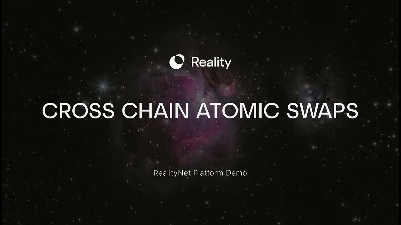 RealityNet Cross Chain Atomic Swaps Demo