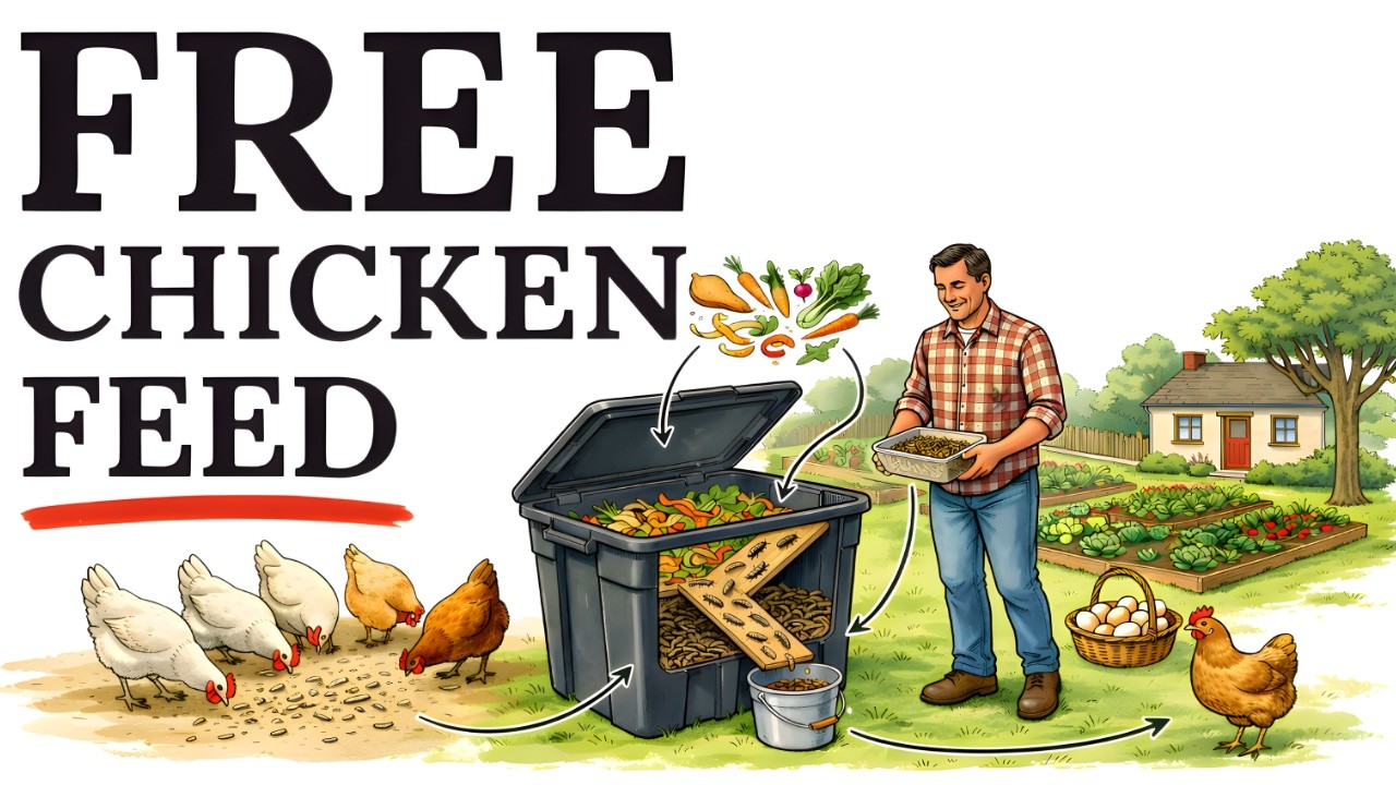 Free Chicken Feed Year-Round: The Maggot Farm Setup That Works