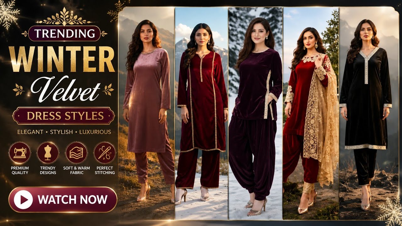 Velvet Dress Designs| causal and party wear velvet wear #foryou #dress #dressdesingn #trending