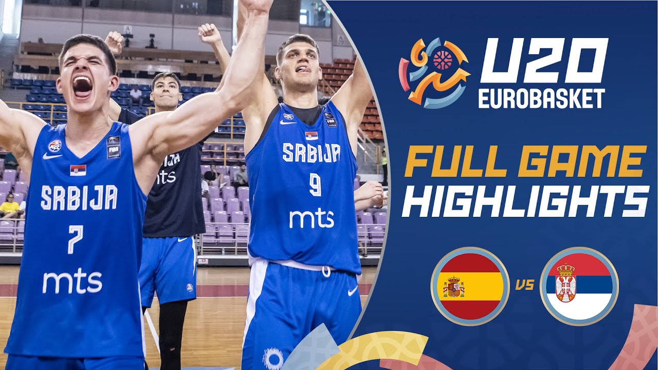 Quarter-Finals: Spain 🇪🇸 vs Serbia 🇷🇸 | Highlights | FIBA U20 EuroBasket 2025