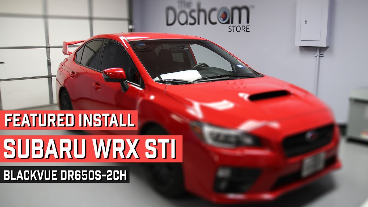 BlackVue DR650S-2CH Dashcam Installed 2016 Subaru WRX STI by The Dashcam Store&trade;