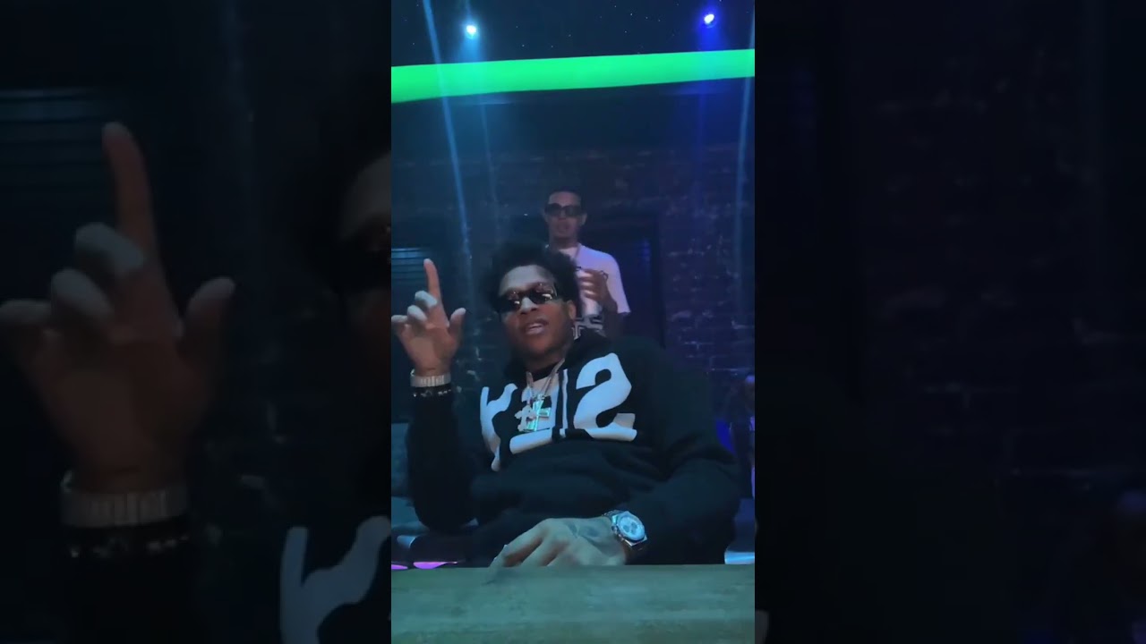 K Suave on Instagram live previewing new music in the studio @ksuaveTS97xo