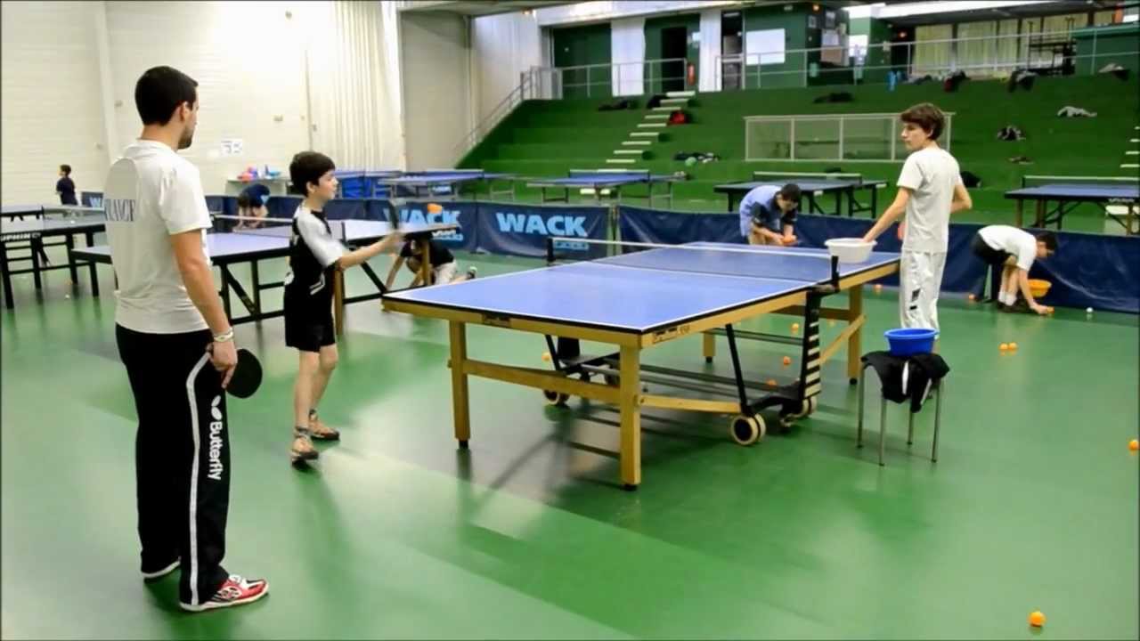 ENTRAINEMENT DES JEUNES CHAPELAINE TENNIS DE TABLE