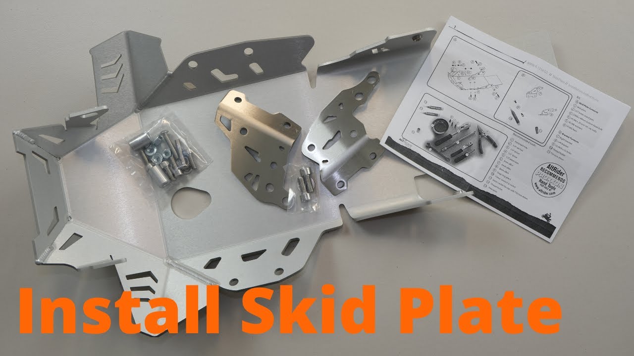 Install Altrider Skid Plate on BMW R1250GS & R1300GS - Tech Talk